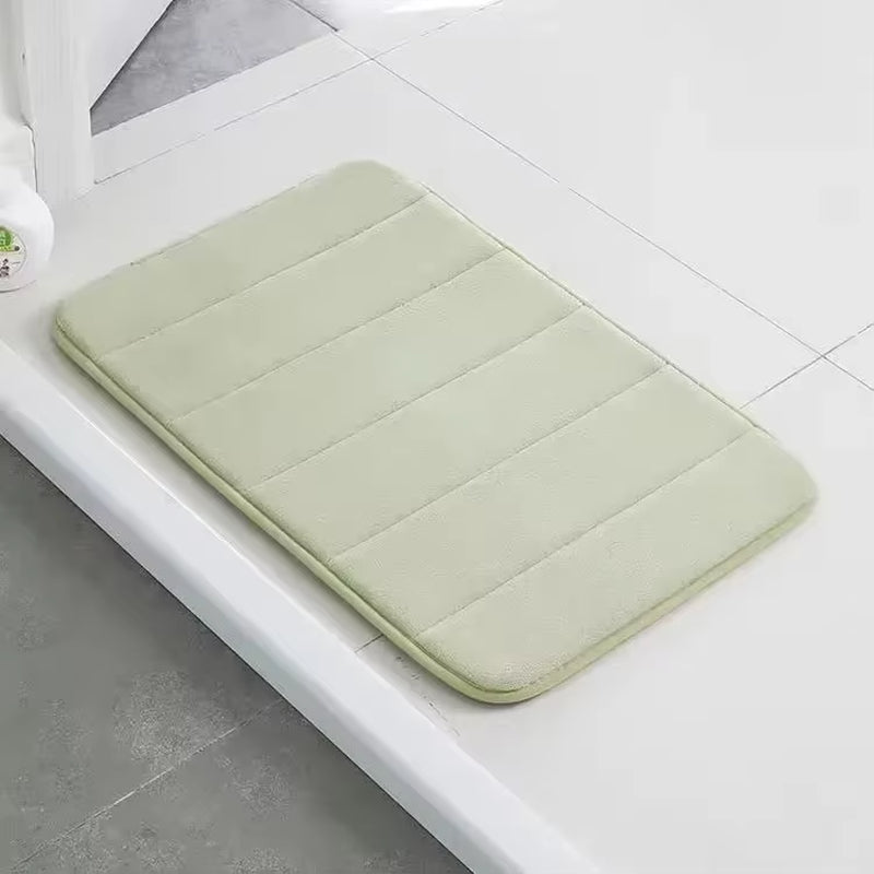 Super Absorbent Bath Mat Non Slip Rugs Bathroom Carpets Bedroom Toilet Floor Shower Rug Home Decor Soft Memory Foam Floor Mat