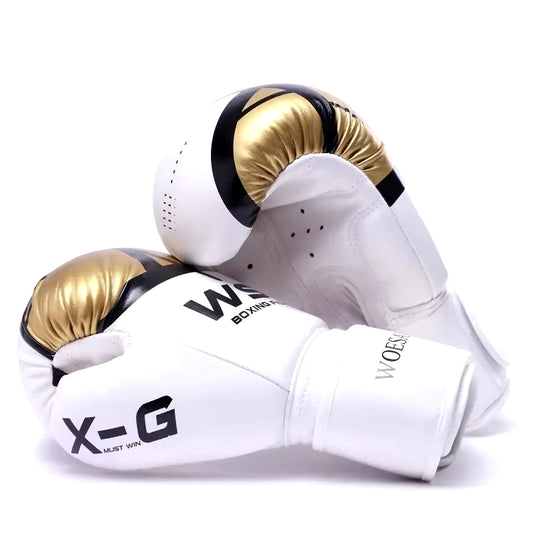 Boxing Gloves Professional Boxing Gloves Men Training Fighting Gloves PU Leather Breathable Karate Kickboxing Muay Women 10 12Oz