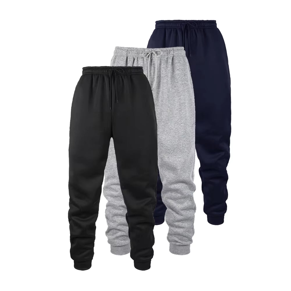 Mens Jogging Pants Sports Pants Fitness Running Trousers Solid Color Sweatpants Easy to Match Home Pants