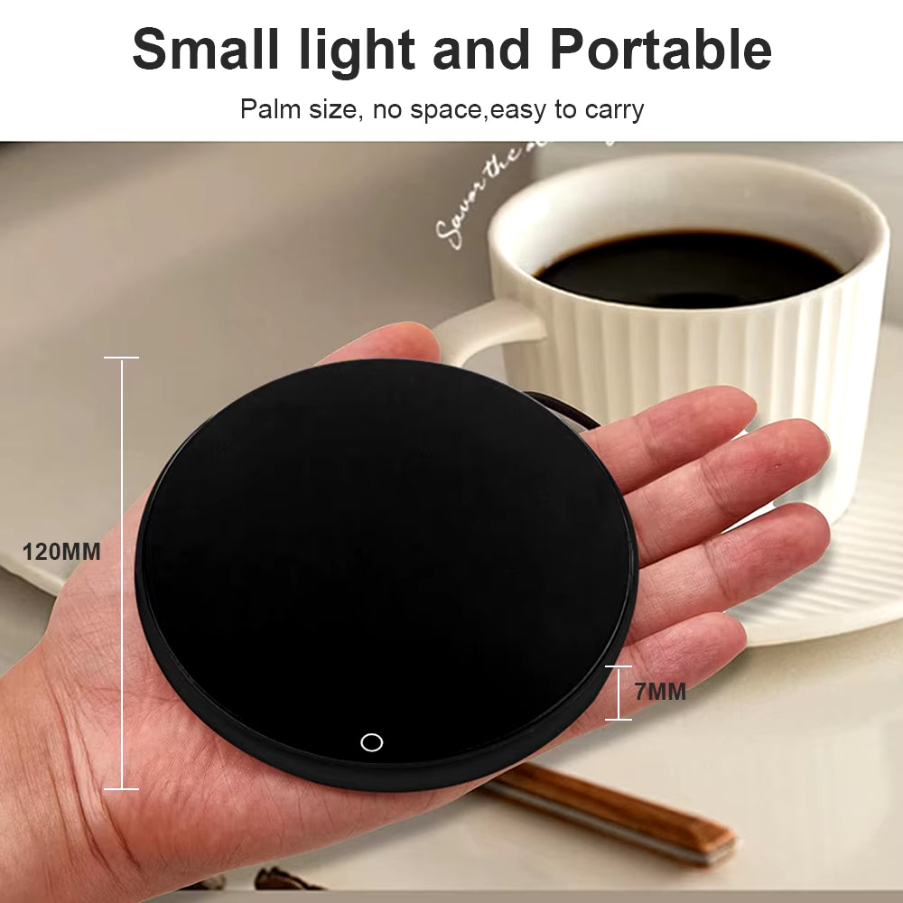 Cup Warmer USB Mug Warmer Coffee Cup Heater Electric Milk Tea Cup Warmer Heater Coaster for Home Office Desk USB Glass Heater